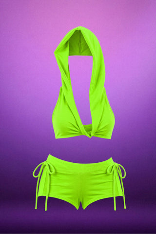 Radiant Rave Hooded Set