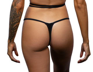 Heart Front Minimal Back Micro Bikini Bottom