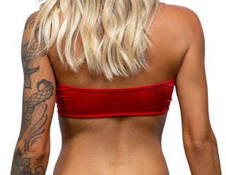 Peekaboo Cage Bandeau Bikini Top