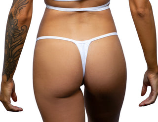 Heart Front Minimal Back Micro Bikini Bottom