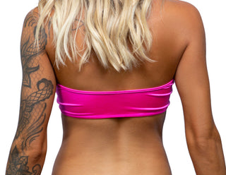 Peekaboo Cage Bandeau Bikini Top