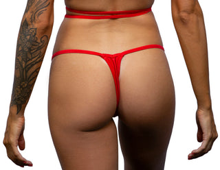 Heart Front Minimal Back Micro Bikini Bottom