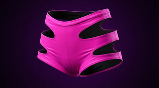 Cutout Cheeky Rave Hot Shorts