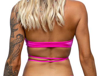 Criss Cross Wrap Bikini Top