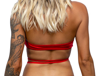 Criss Cross Wrap Bikini Top