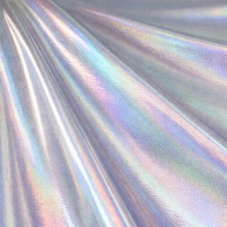 Holographic Triangle Rave Bikini Set – Silver